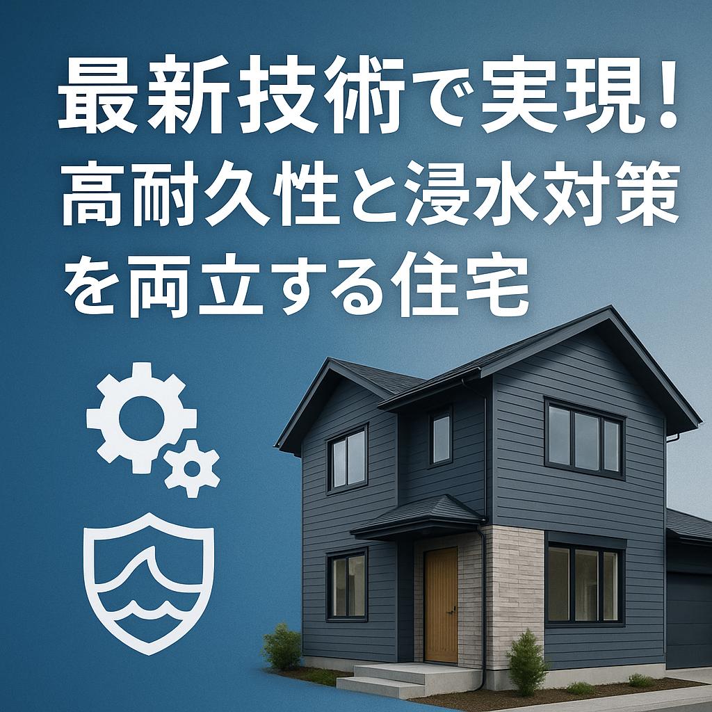 最新技術で実現！高耐久性と浸水対策を両立する住宅